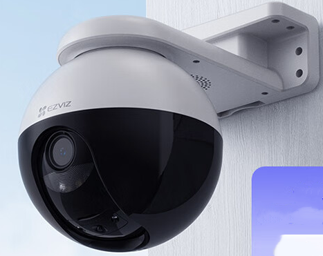 4G摄像头360°水平全景手机远程人形追踪广州无线监控